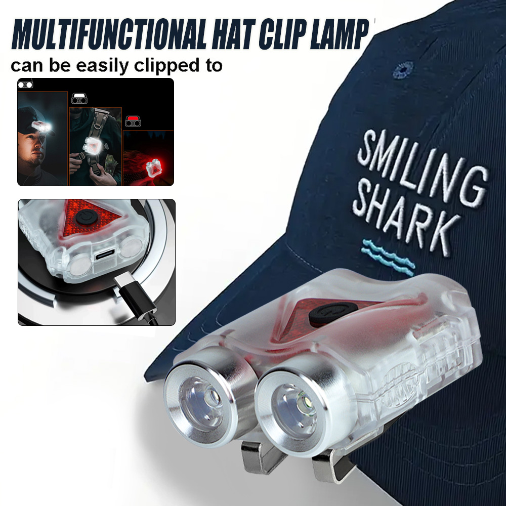 Outdoor Lighting Portable - Rechargeable Hands-Free Led Headlamp,Waterproof Keychain Magnet