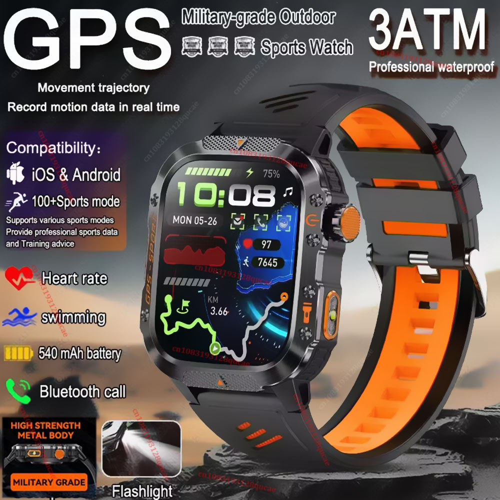 Outdoor Lighting Smart Controller - 2026 Military Outdoor Smart Watch Men's