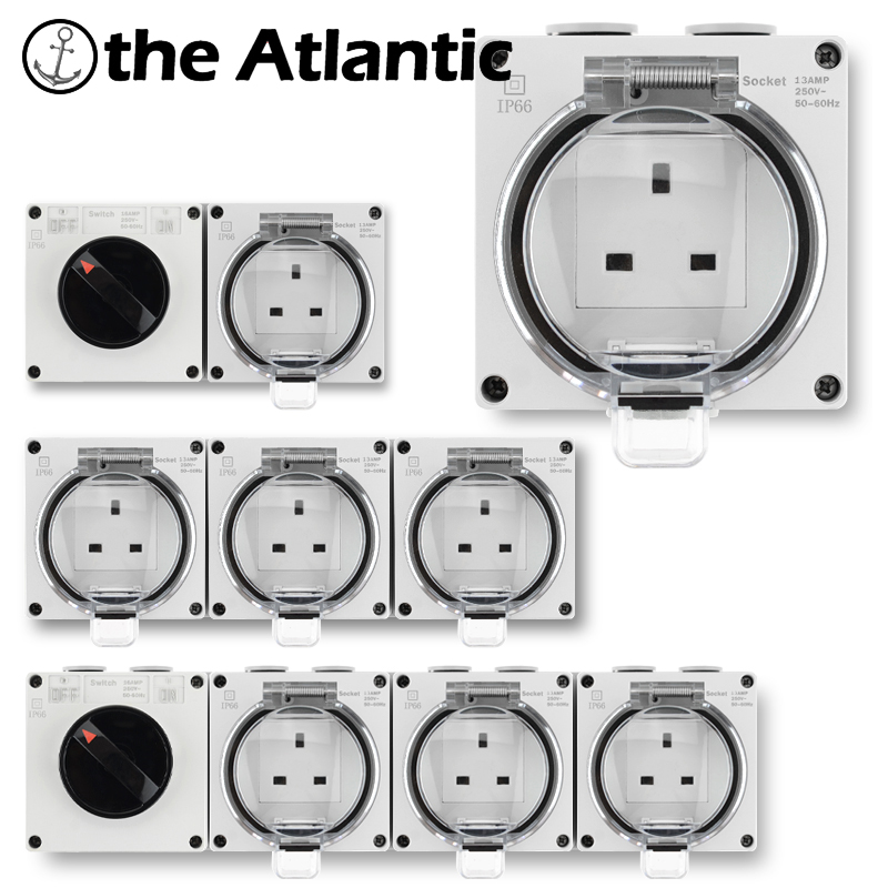 Outdoor Lighting No Outlet - UK standard Socket Plug IP66 Outdoor