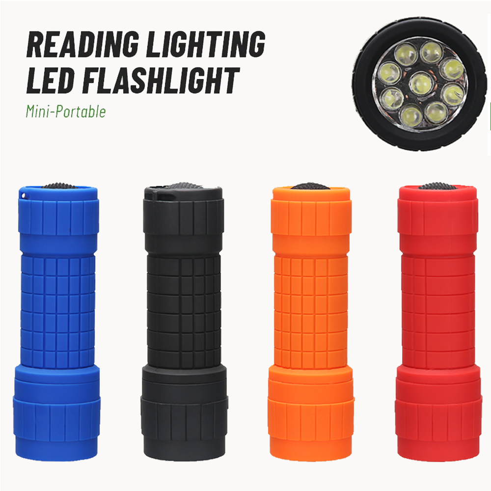 Outdoor Lighting Portable - Mini Portable Flashlight Nine XPE Lamp