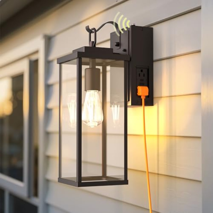 Outdoor Lighting No Outlet - Upgraded Dusk to Dawn Outdoor Wall