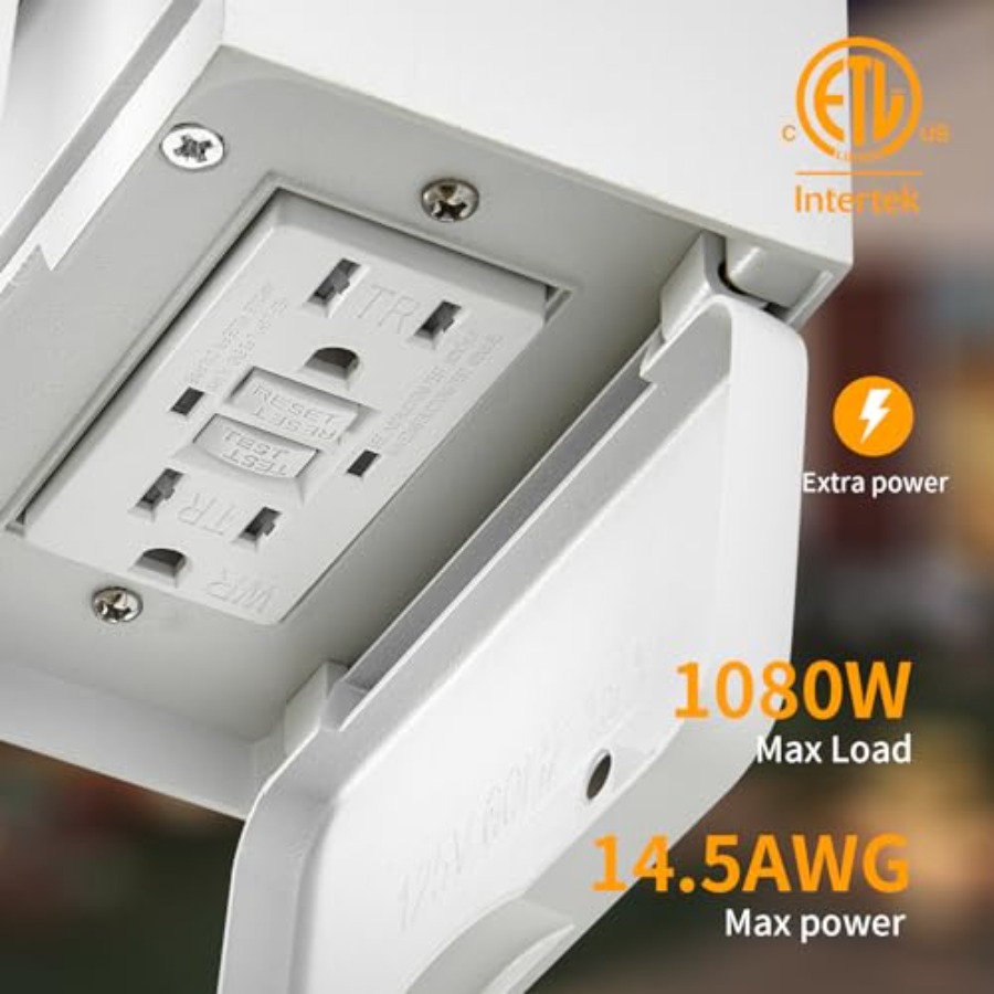 Porch Lights with GFCI Outlet, - đánh giá và giá Outdoor Lighting No Outlet