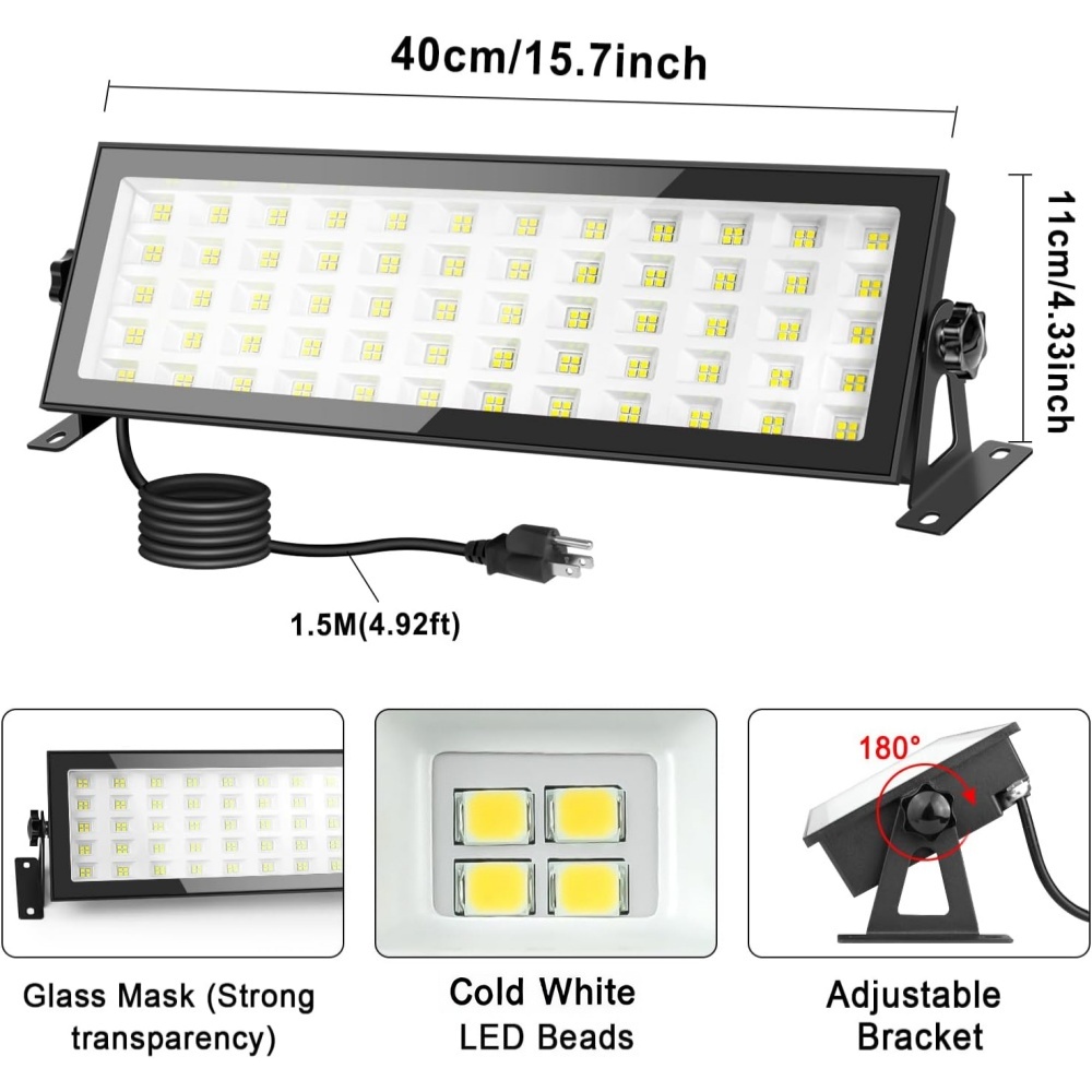 LED Shop Lights, 144W 12000LM  - đánh giá và giá Outdoor Lighting No Outlet