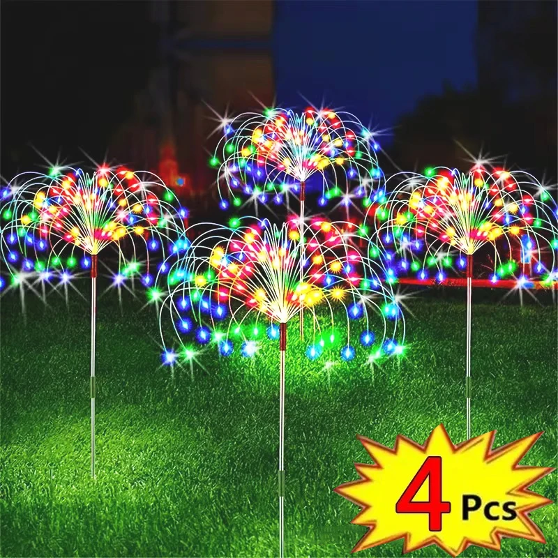 1Pcs Solar LED Firework Light  - đánh giá và giá Wired Pathway Light
