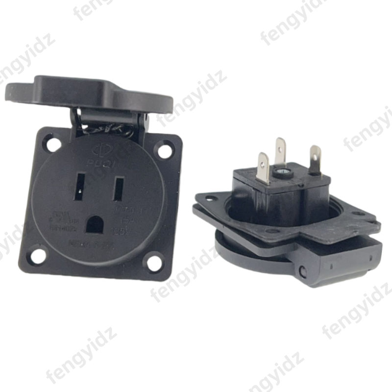 Black 125V 15A 20A IP44 CE Ame - đánh giá và giá Outdoor Lighting No Outlet