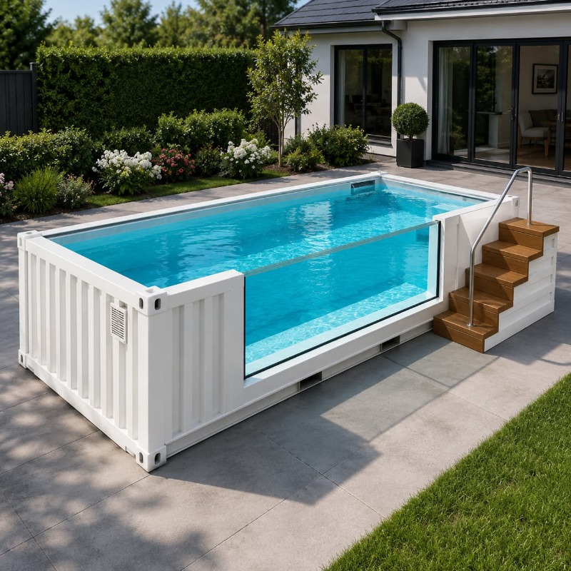 Container Pool Shipping Contai - đánh giá và giá Outdoor Lighting No Outlet