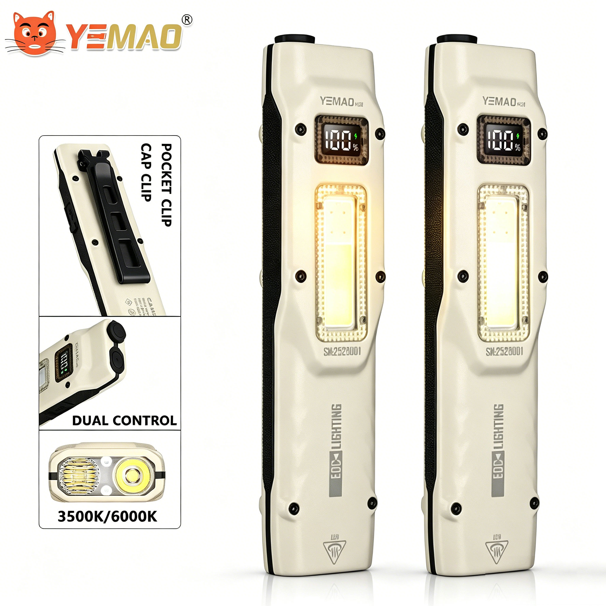 Portable 880LM YEMAO M28 Ultra - đánh giá và giá Outdoor Lighting Setup