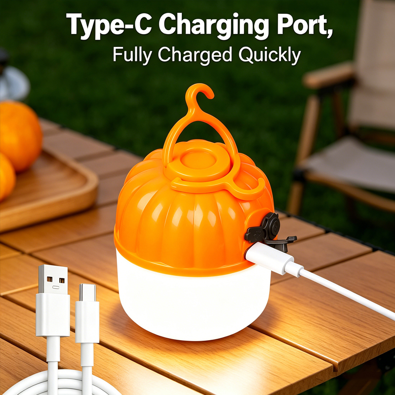 Mini Portable LED Pumpkin Bulb - đánh giá và giá Outdoor Lighting Setup
