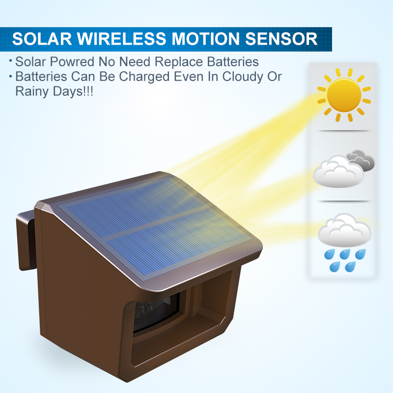 HTZSAFE 800 Meters Solar Wirel - đánh giá và giá Wired Pathway Light
