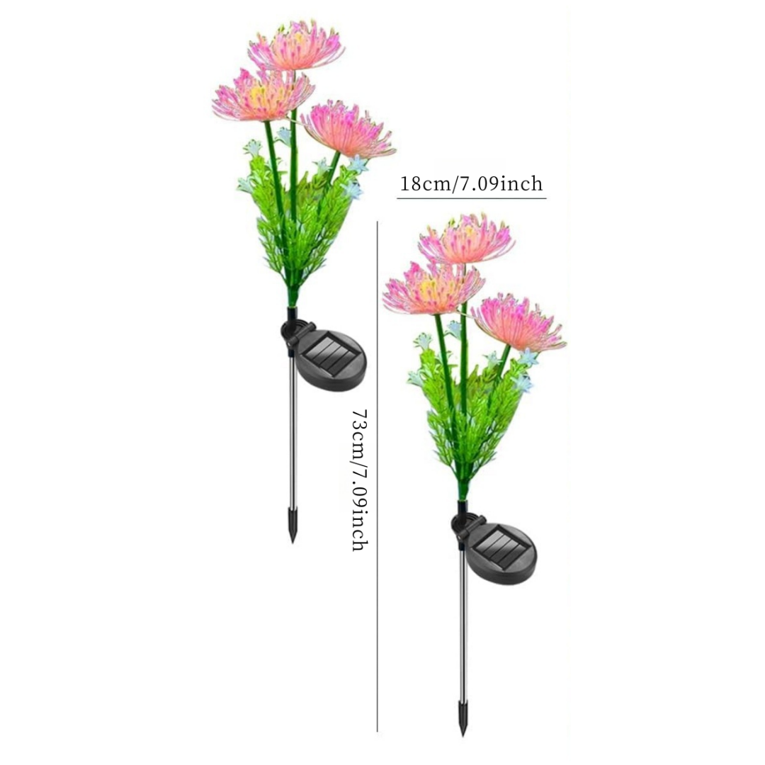 Solar Flower Decorative Lights - đánh giá và giá Outdoor Lighting For Backyard