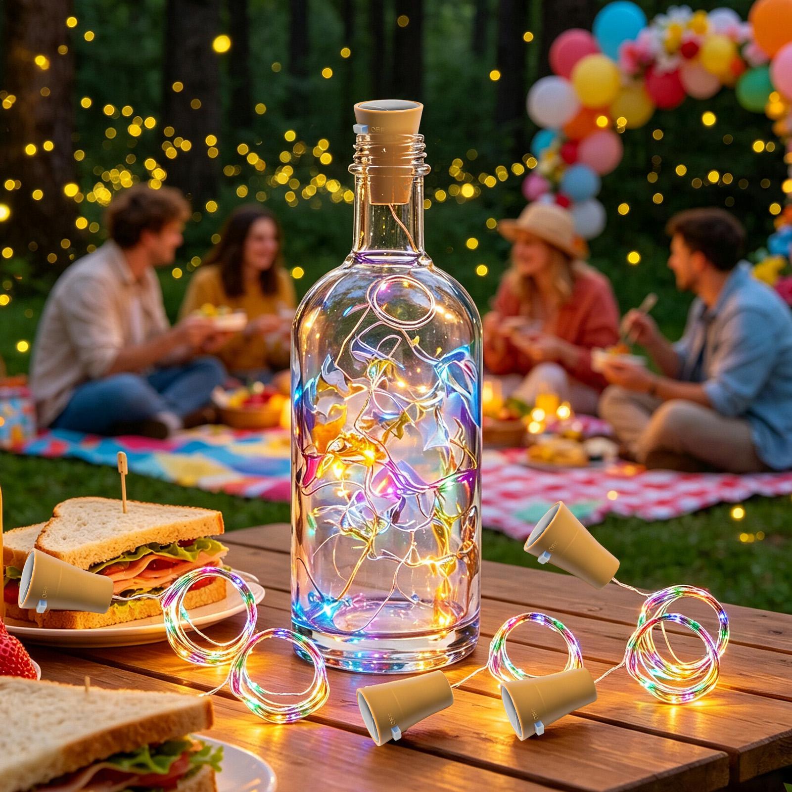 Solar Wine Bottle Lights LED W - đánh giá và giá Outdoor Lighting Diy
