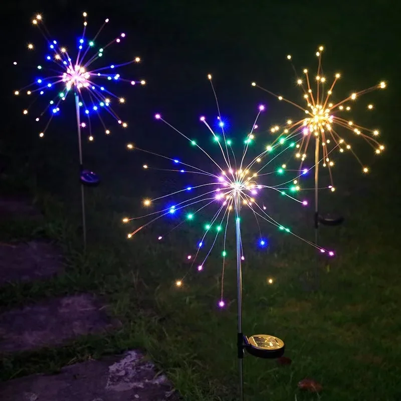 200LED Solar Firework Lamp Out - đánh giá và giá Wired Pathway Light