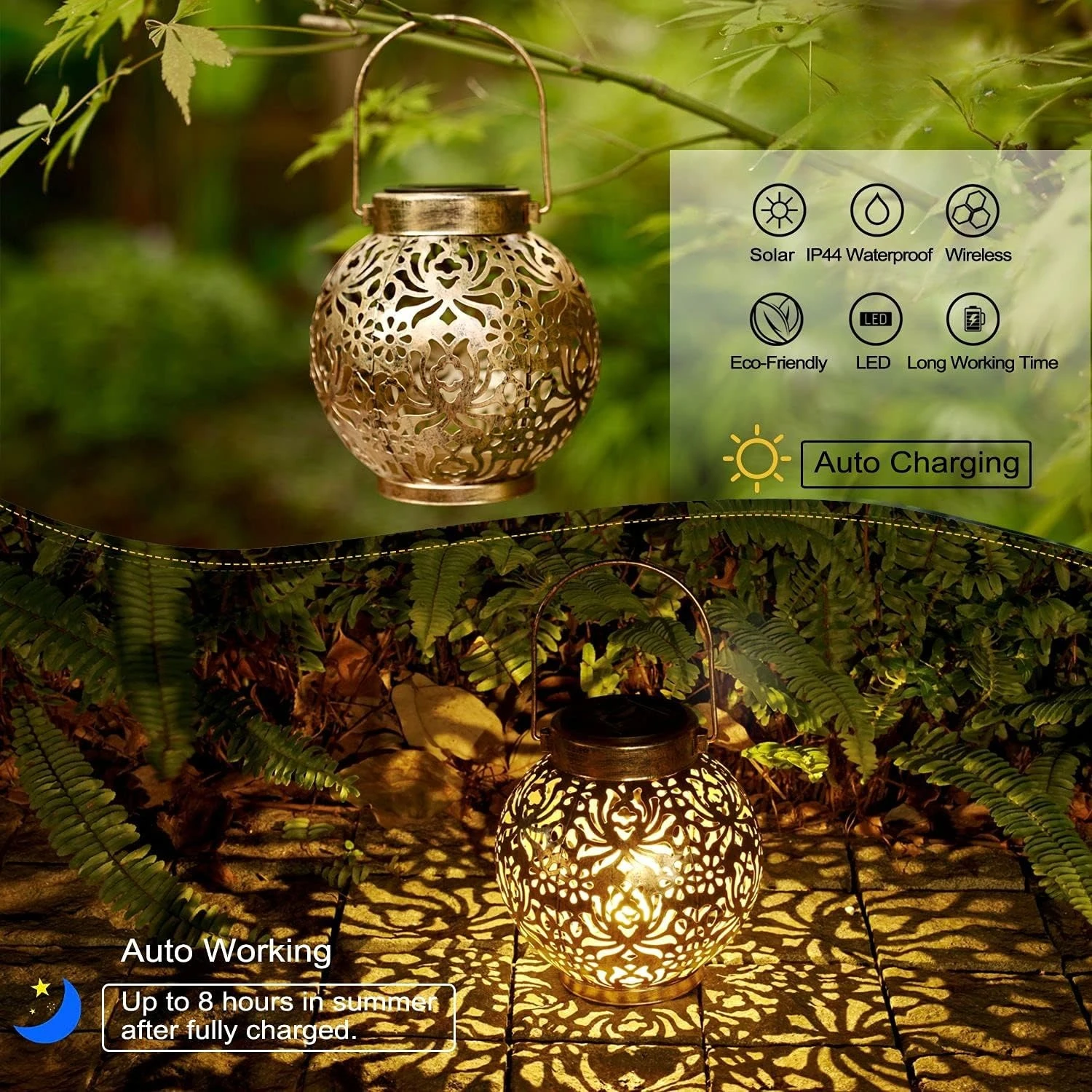 1-6PCS Moroccan Solar Lanterns - đánh giá và giá Outdoor Lighting For Backyard