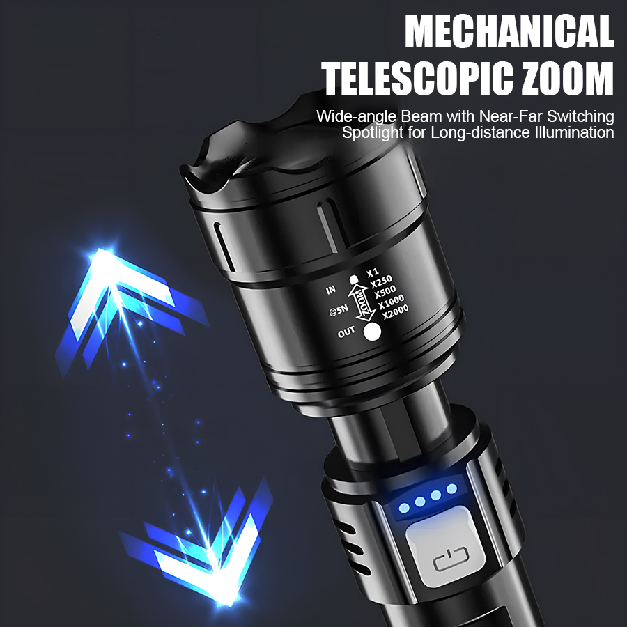 High Power P50 LED Flashlight  - đánh giá và giá Outdoor Lighting Setup