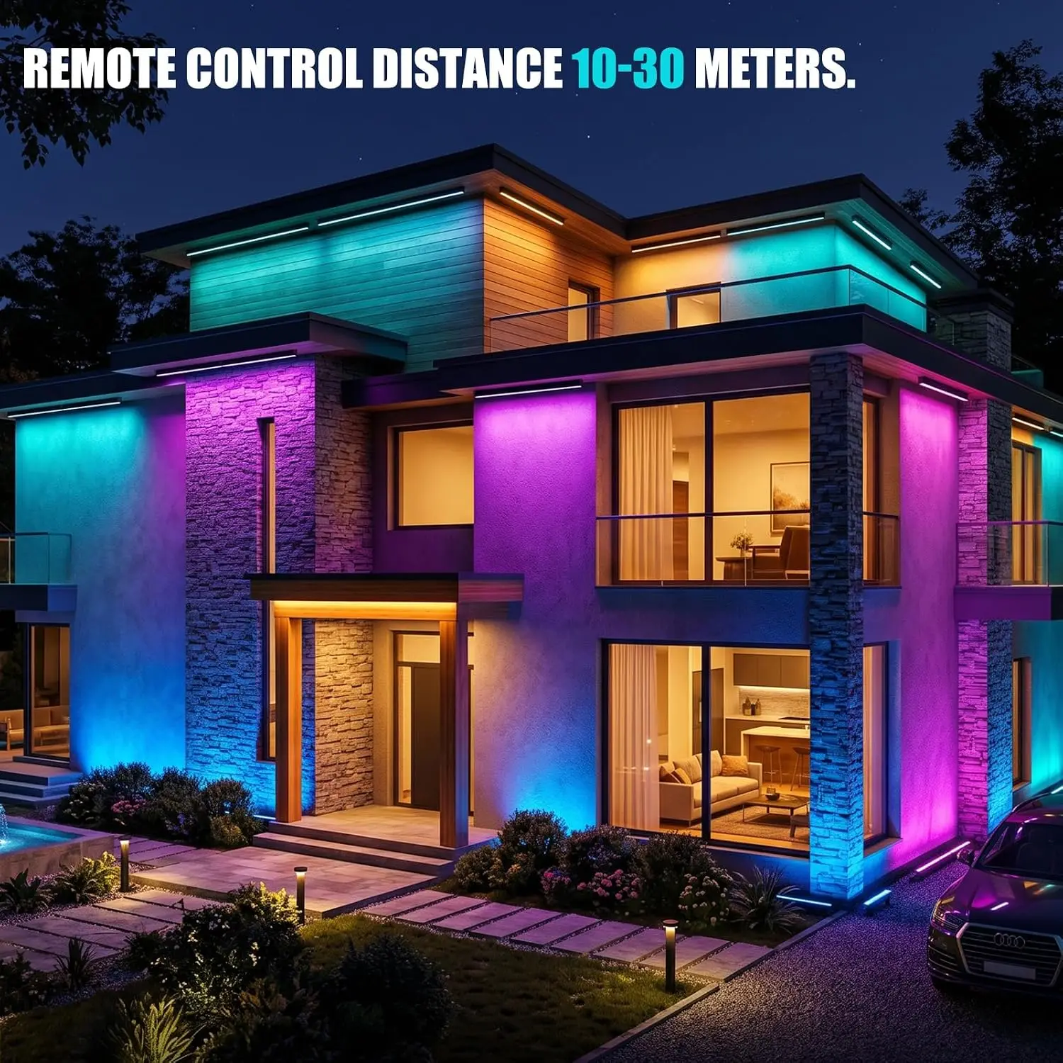 2Pack RGB Wall Washer Lights 1 - đánh giá và giá Outdoor Lighting Remote Control