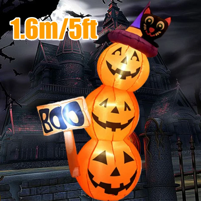 1.6M/5FT Halloween Inflatable  - đánh giá và giá Outdoor Lighting For Backyard