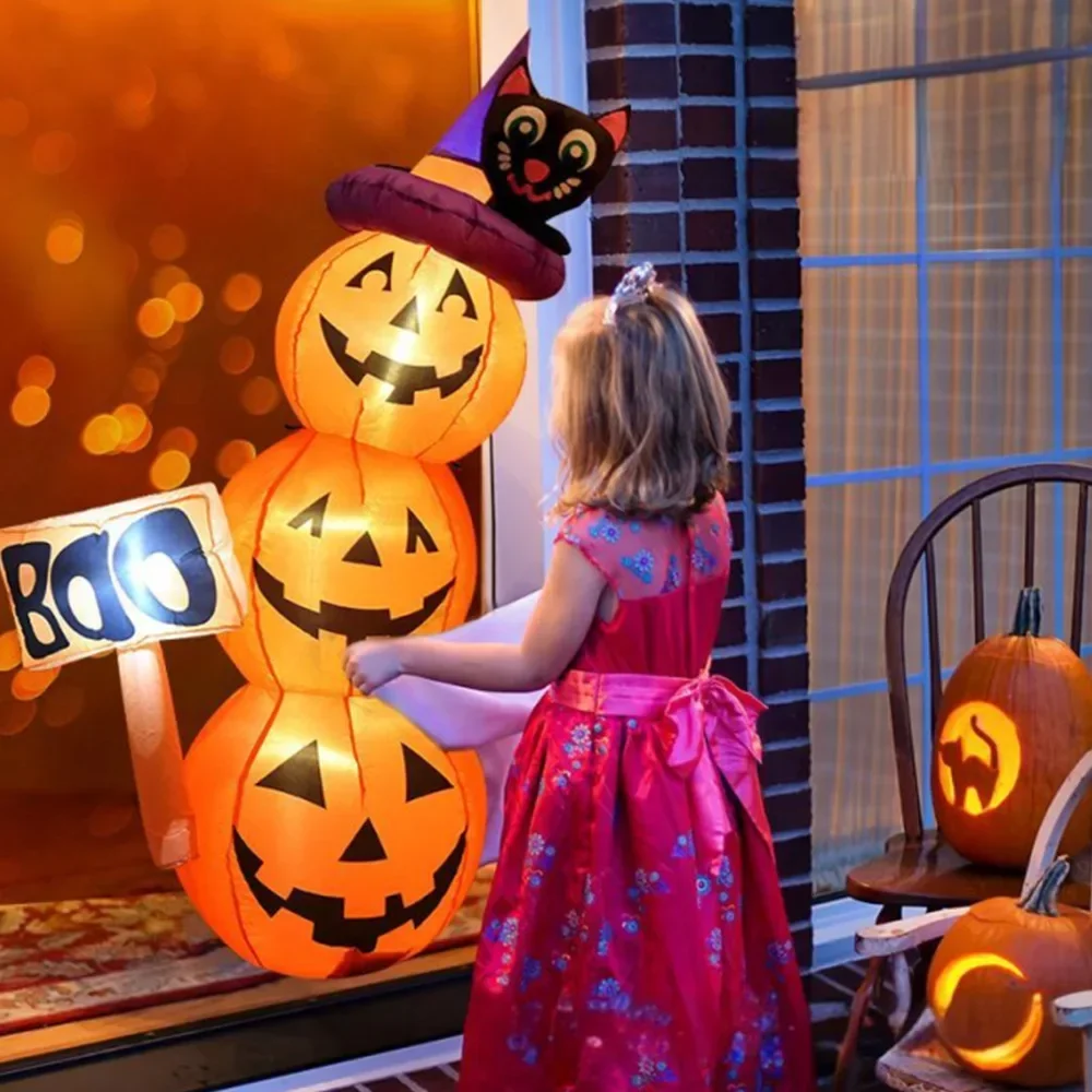 1.6M/5FT Halloween Inflatable  - đánh giá và giá Outdoor Lighting For Backyard