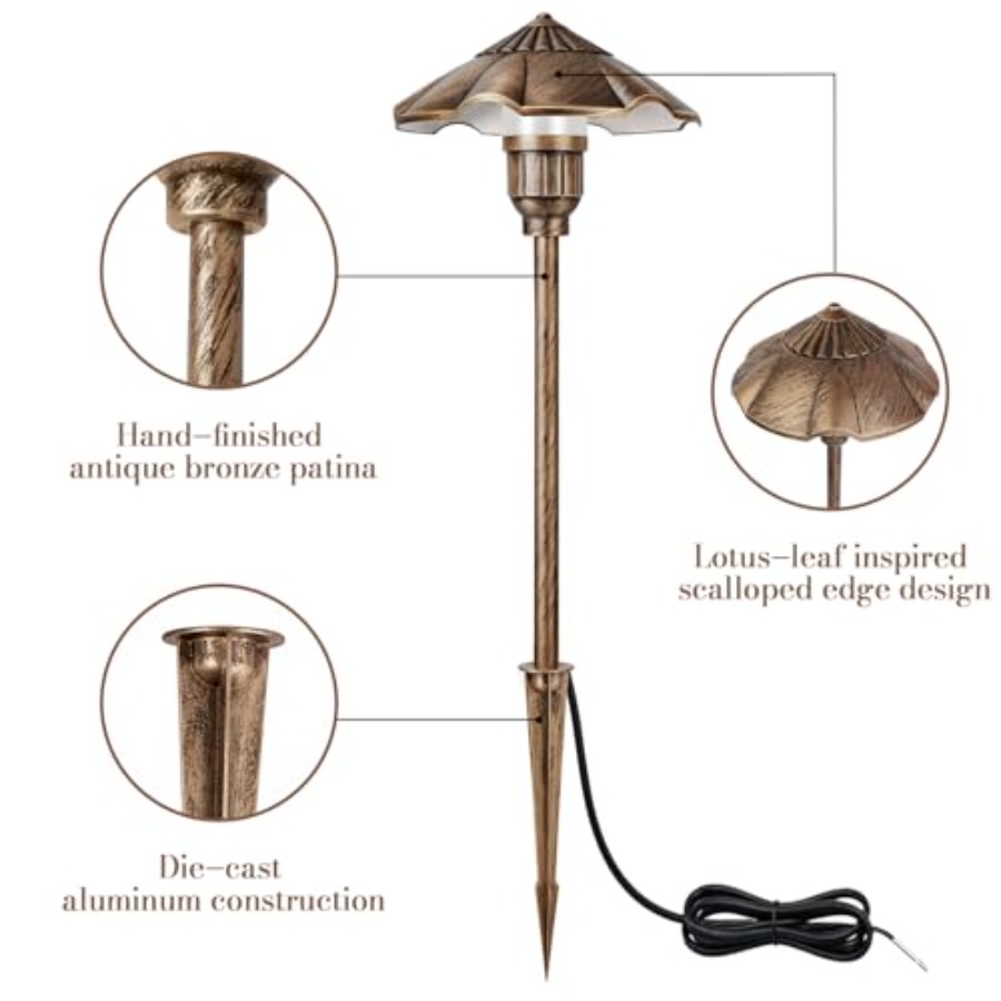 Low Voltage Landscape Lights,  - đánh giá và giá Wired Pathway Light