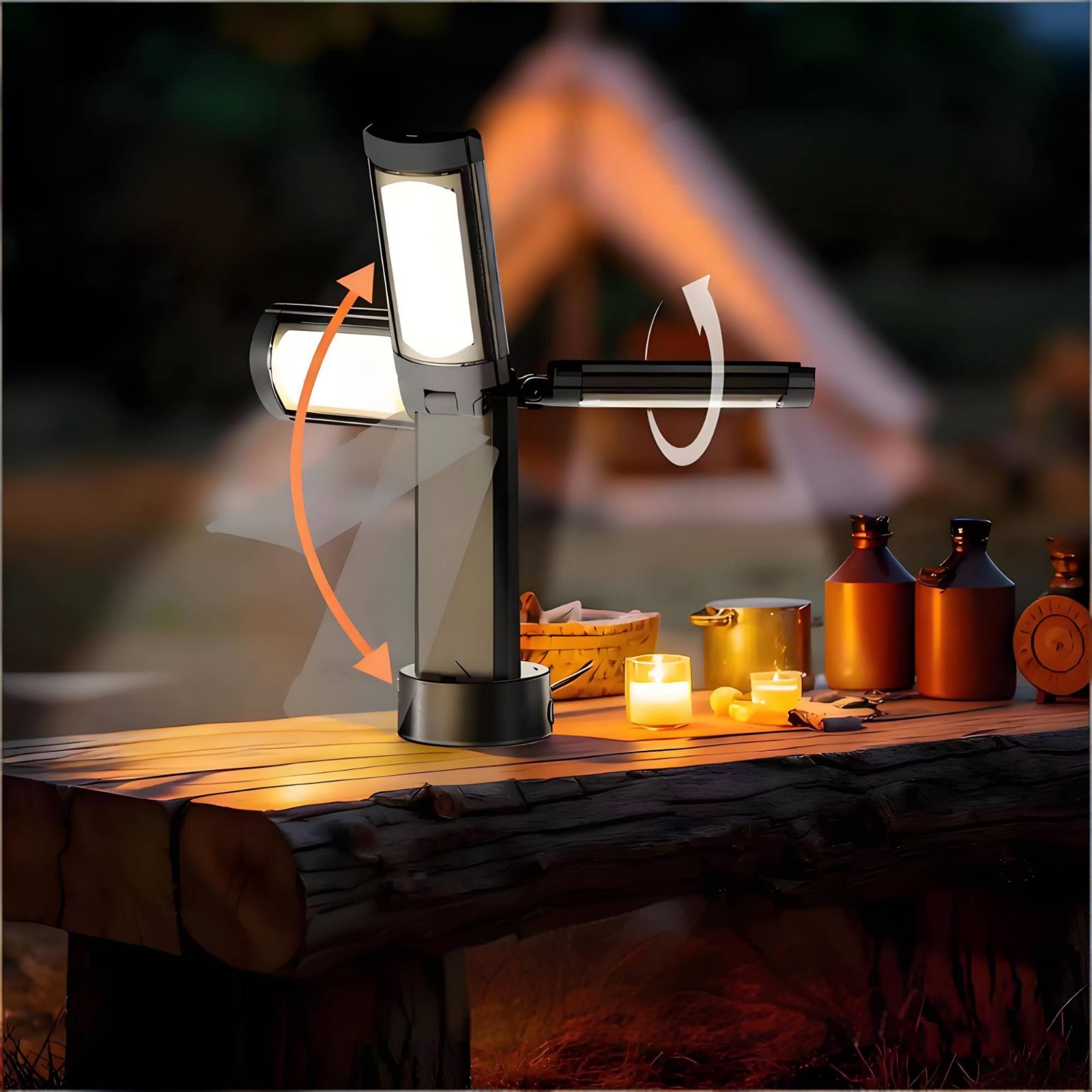Telescopic Tent Lamp Adjustabl - đánh giá và giá Outdoor Lighting Portable