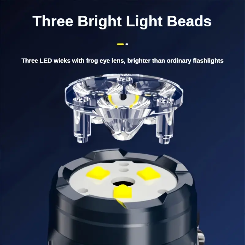Mini 3LED Flashlight With Pen  - đánh giá và giá Outdoor Lighting Setup