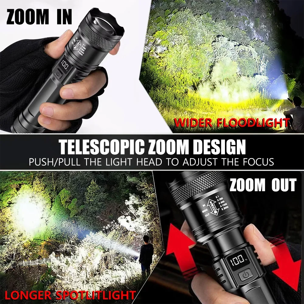 Rechargeable LED Flashlight Zo - đánh giá và giá Outdoor Lighting Setup