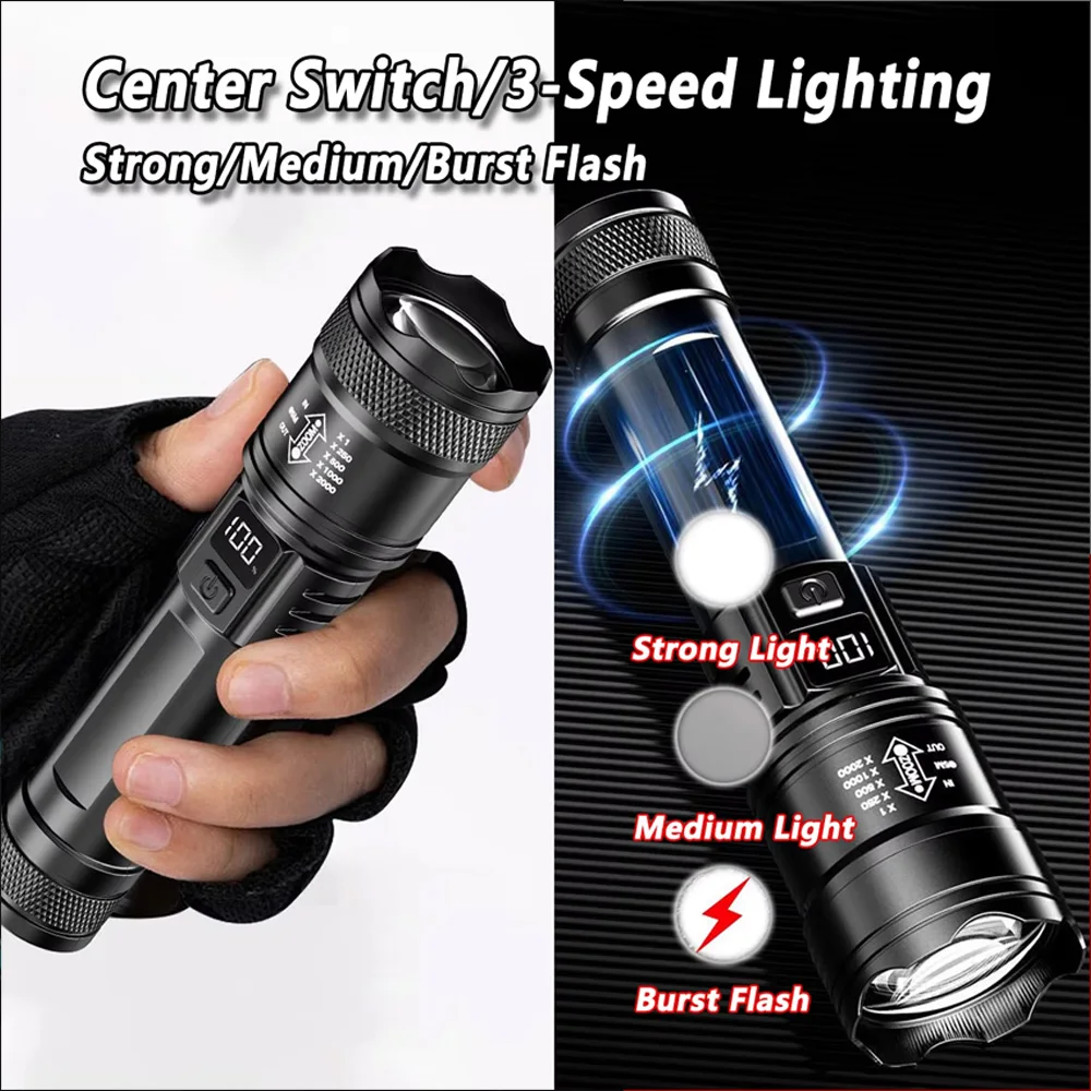 Rechargeable LED Flashlight Zo - đánh giá và giá Outdoor Lighting Setup
