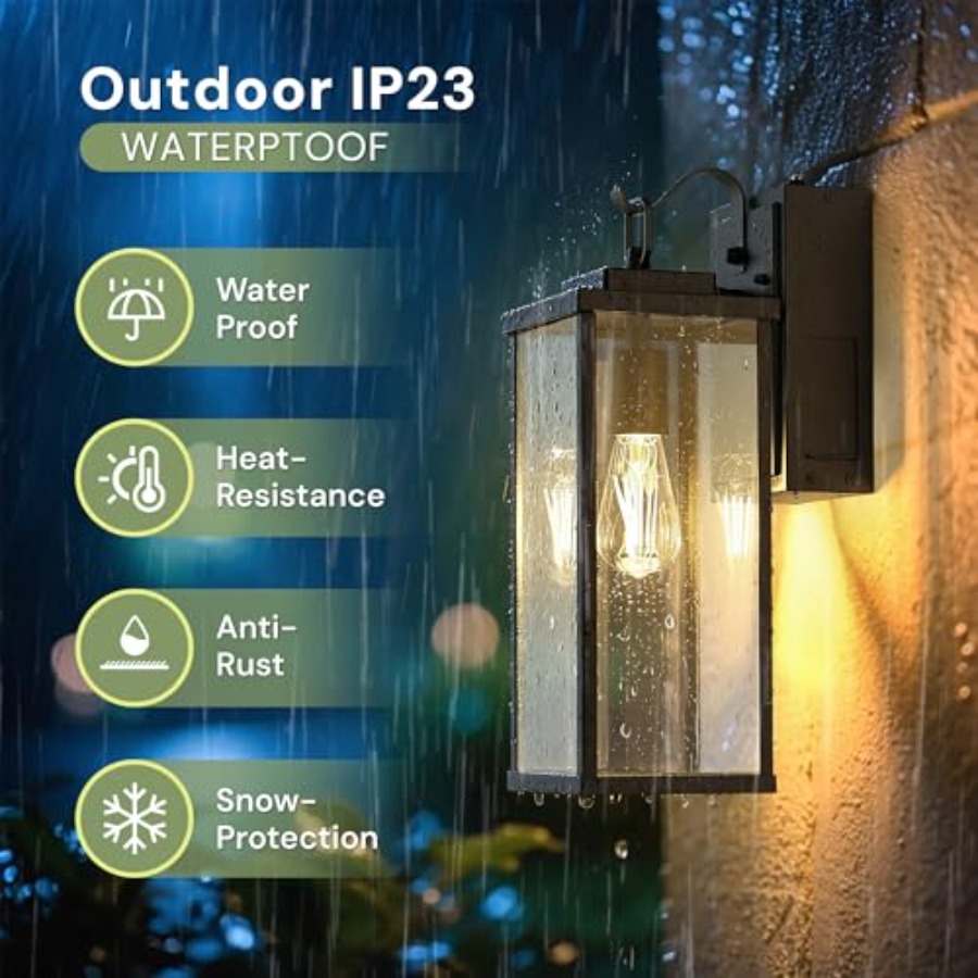 Upgraded Dusk to Dawn Outdoor  - đánh giá và giá Outdoor Lighting No Outlet