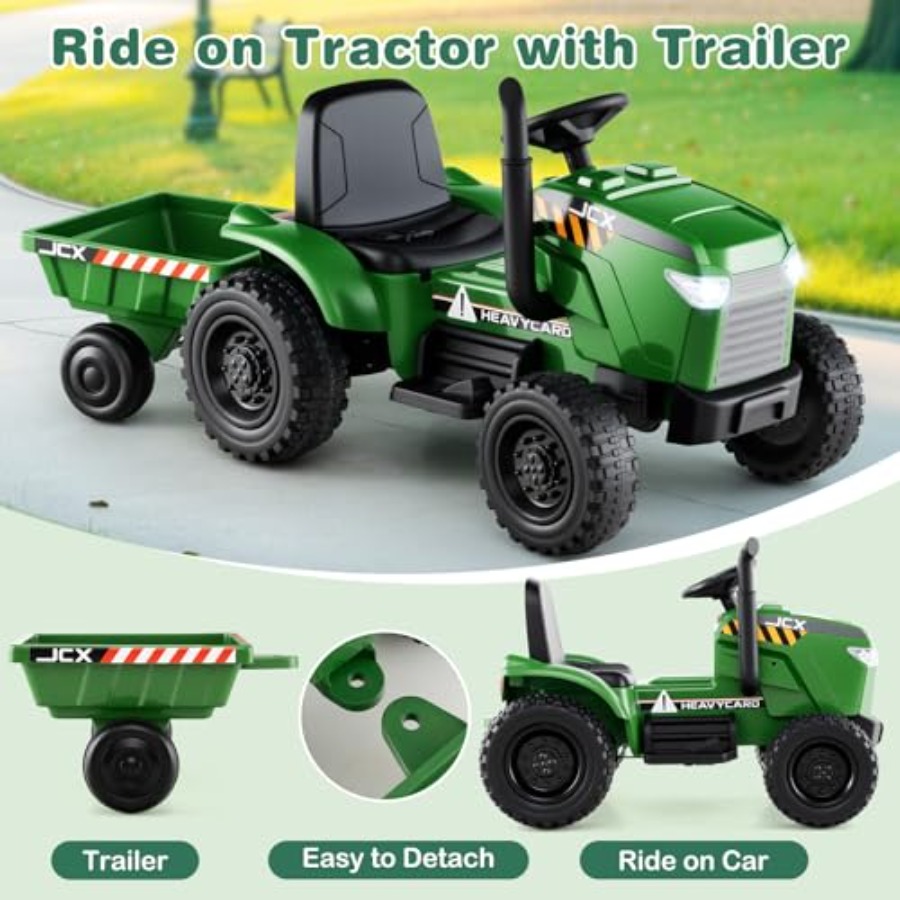 Ride on Tractor with Trailer f - đánh giá và giá Outdoor Lighting Remote Control