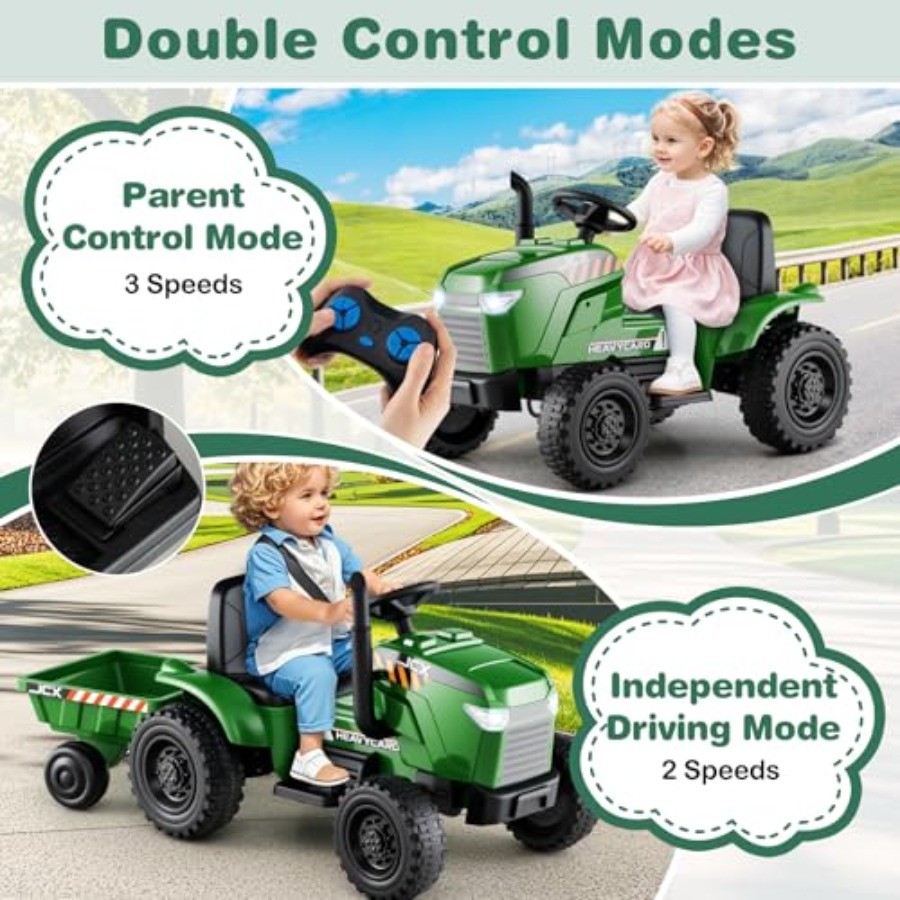 Ride on Tractor with Trailer f - đánh giá và giá Outdoor Lighting Remote Control